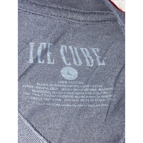 Ice Cube Shirt Black Men's Sz L  Graphic Crew Neck Band T-shirt 90s Rap Hip Hop - Picture 4 of 7